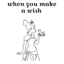 A wish Tiana Tee Design