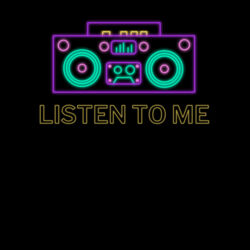 Listen to me Crew Tee Design