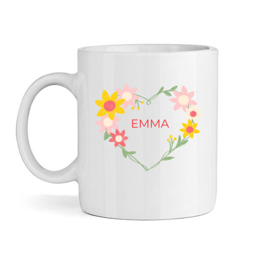 Floral Heart Cup Thumbnail